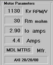 edit motor data